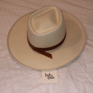 Lack of Color cream hat